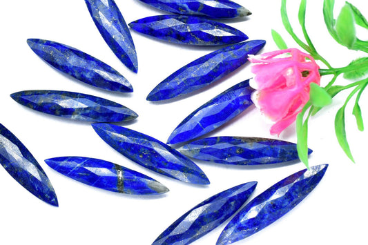 lapis lazuli 7x34mm Marquise Faceted Briolette,Sapphire Drops Fancy Cut Drop Briolette,Marquise Briolette,Jewelry Supplies,lapis Jewelry