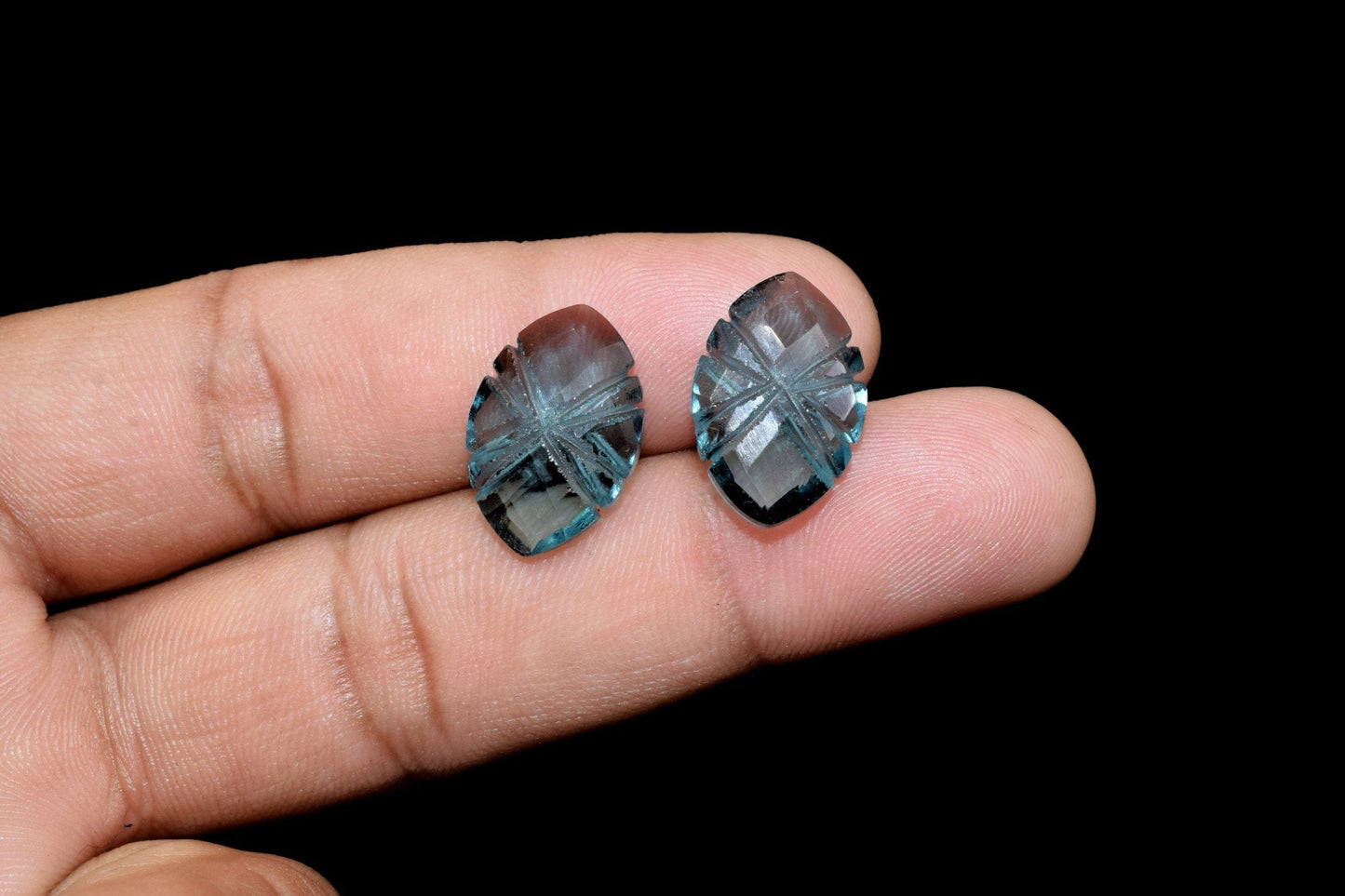 kyanite Carving Shape Marquise Briolettes,12x18mm Carved Marquise Beads,Jewelry making Beads,Carved Gemstone,kyanite Carving Beads,Gift Item