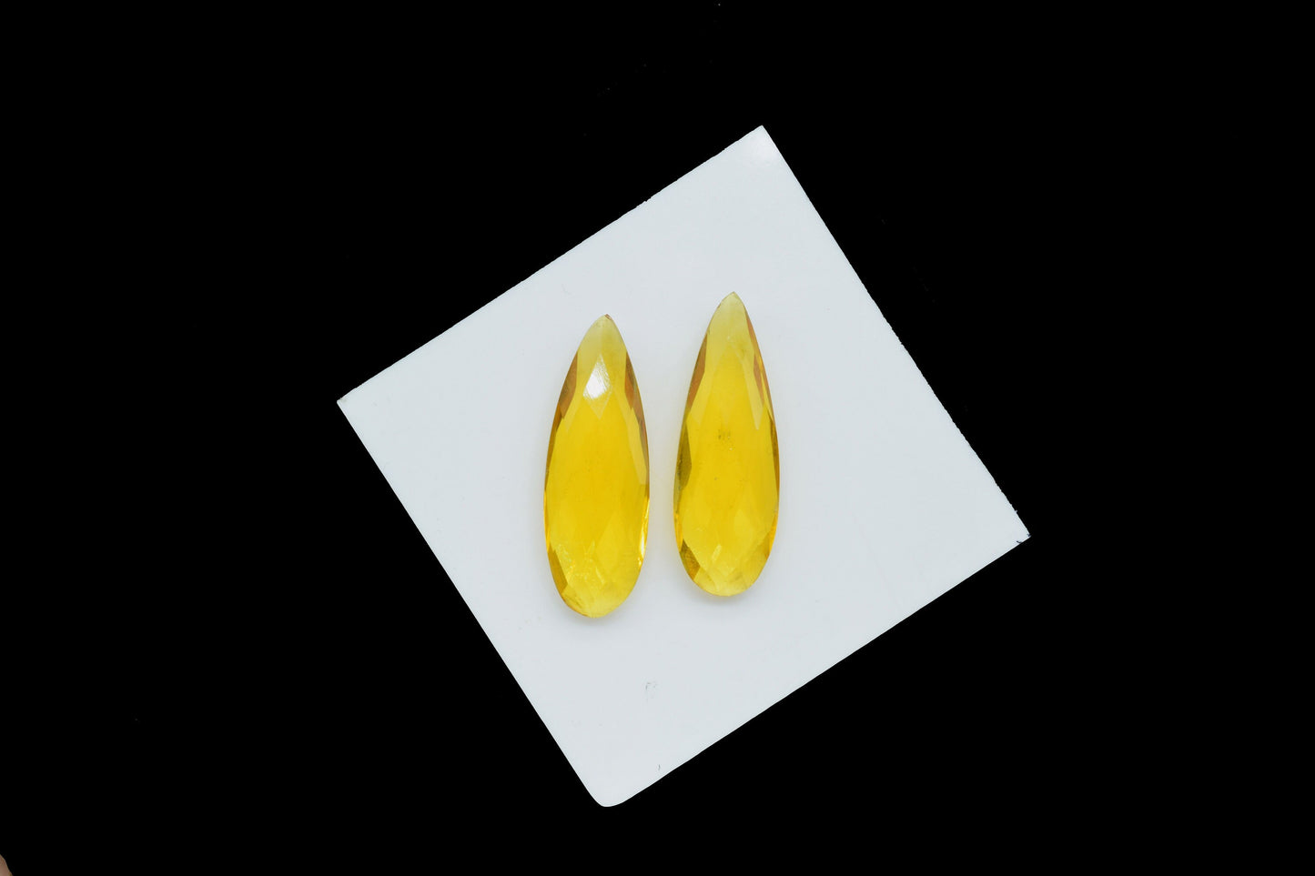 Matched Pairs,Citrine Long Pear Shape Briolettes,,Citrine 10x30mm Faceted Teardrop,Citrine Gemstone Briolettes,Faceted Pear Shape Briolettes