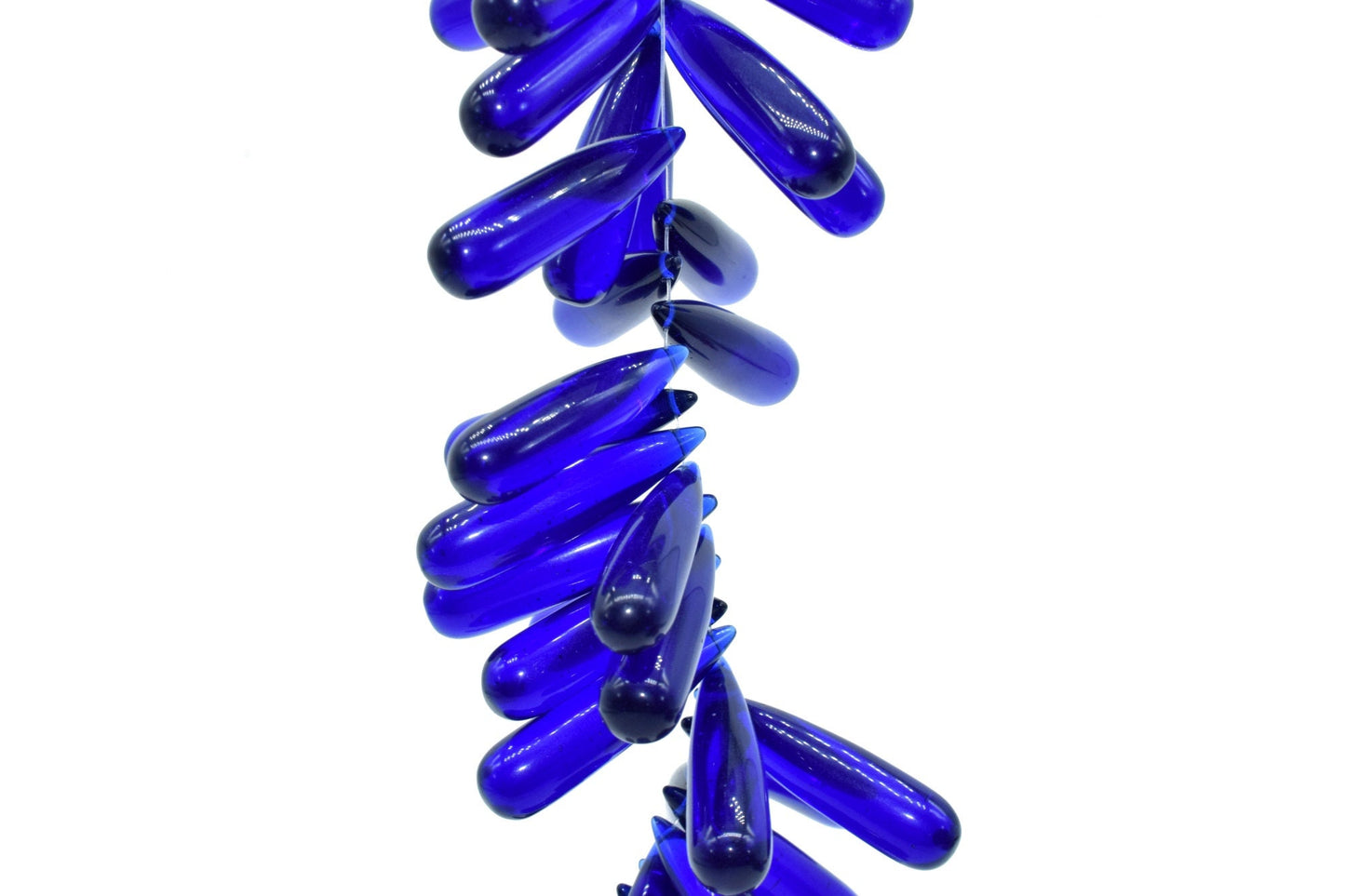 Blue Sapphire Long drop 8x30mm smooth Briolettes,Smooth Pear Briolettes,Saphhire Tear Drops Briolette,Quartz Gemstone,Blue Sapphire beads