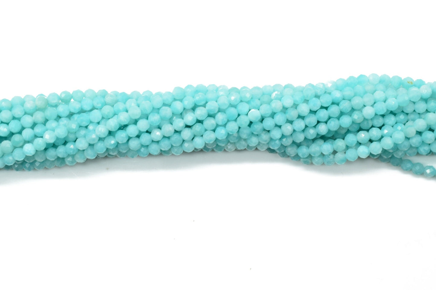 Amazonite Faceted Beads,3mm to 3.5mm Rondelle Beads,13 inche beads Strand,Beads for Jewelry,mint color beads,Jewelry Making bead,AAA Quality