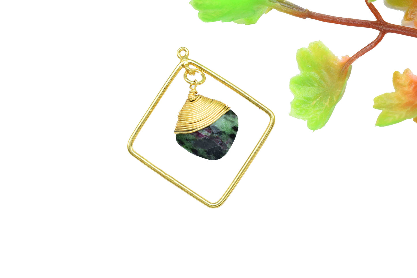 Gemstone Finding 12mm Square Pendants,Statement Earring Jewelry, Carft Supplies Tools,Handmade Circle Bezel Pendants,Gemstone Craft Supply