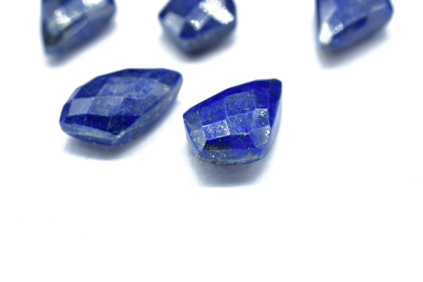 Lapis Lazuli 10x14mm Faceted Tie shape Briolettes,fancy briolette beads,Lapis Lazuli Beads,Lapis Faceted Beads, Lapis Lazuli Briolette beads