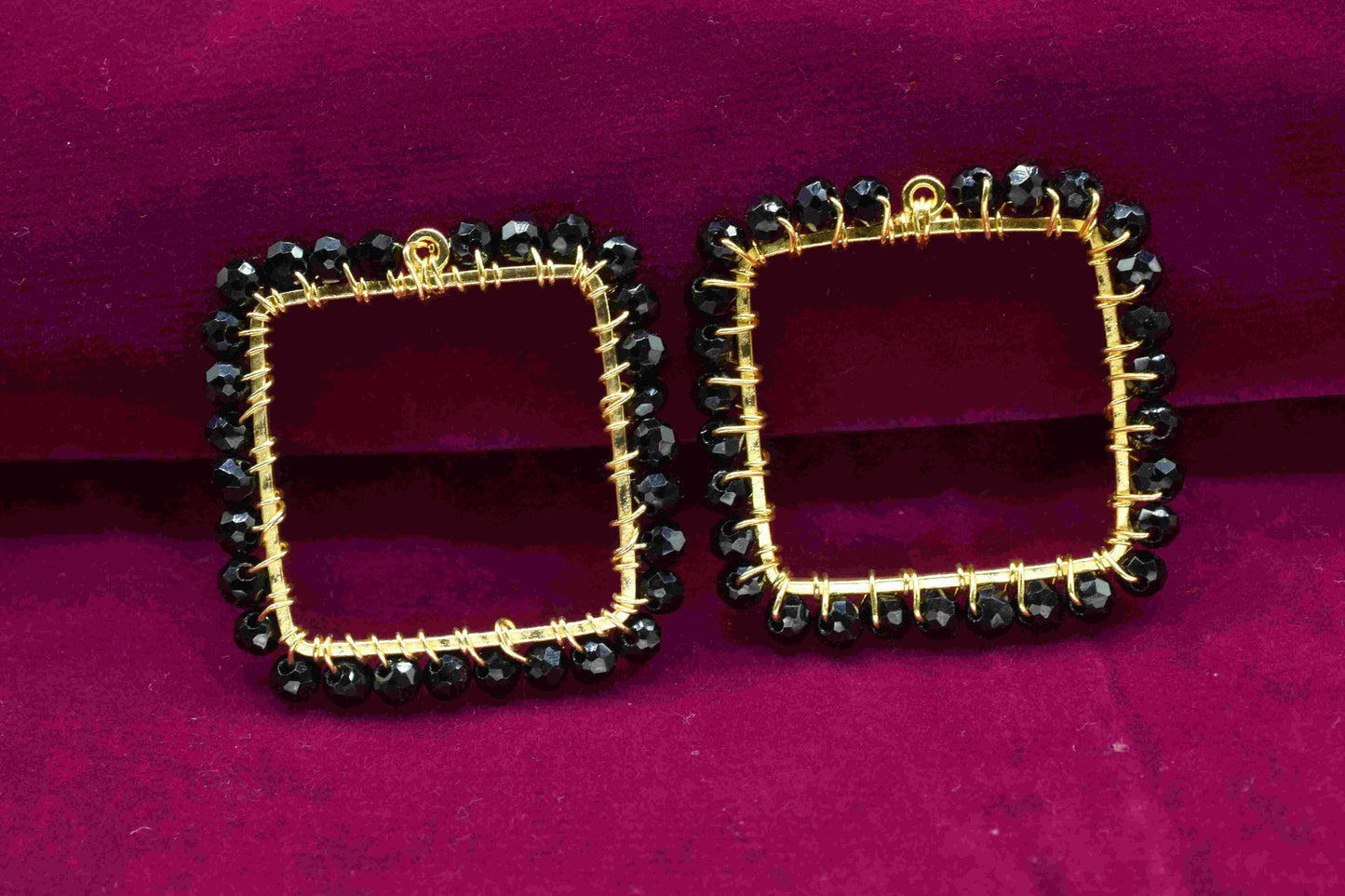 Pink Amethyst Wire Wrapped Dangle Connector,Beaded Earring Connector,Gemstone Component,Handmade Earring,Finding Necklace Component Jewelry,