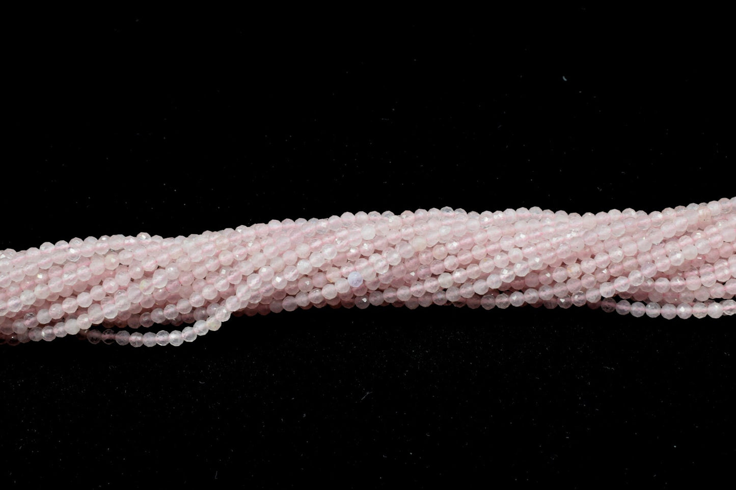 Pink gemstone beads,3mm rose quartz beads,Rose Quartz Faceted Beads,semi-precious stone beads,jewelry making beads,pink Quartz bead,Rondelle
