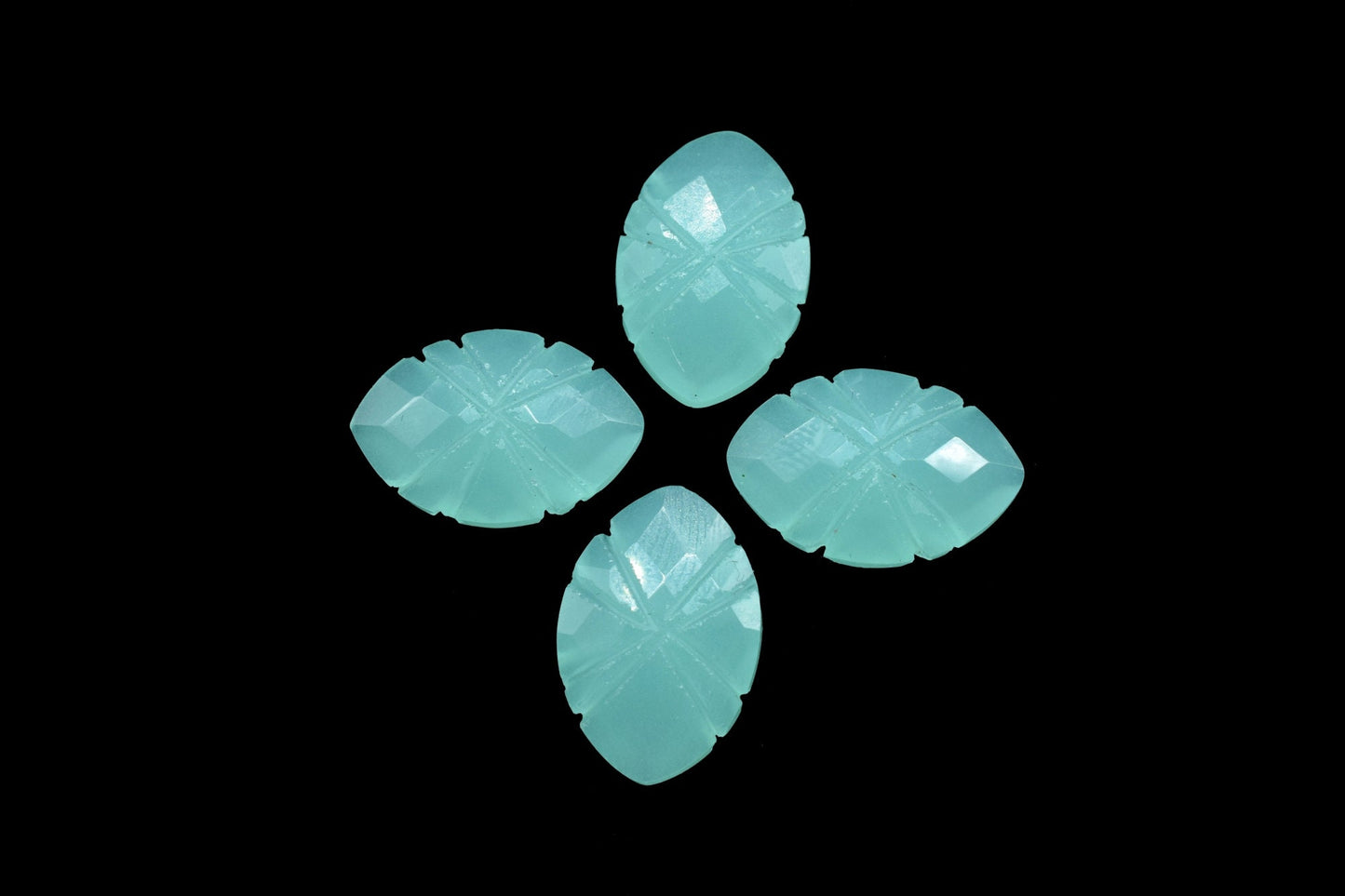 Aqua Chalcedony Carved 12x18mm Marquise Beads,Aqua Chalcedony Fancy Carving Briolettes,Gemstobe Carved Briolettes,Side Drill Marquise Beads