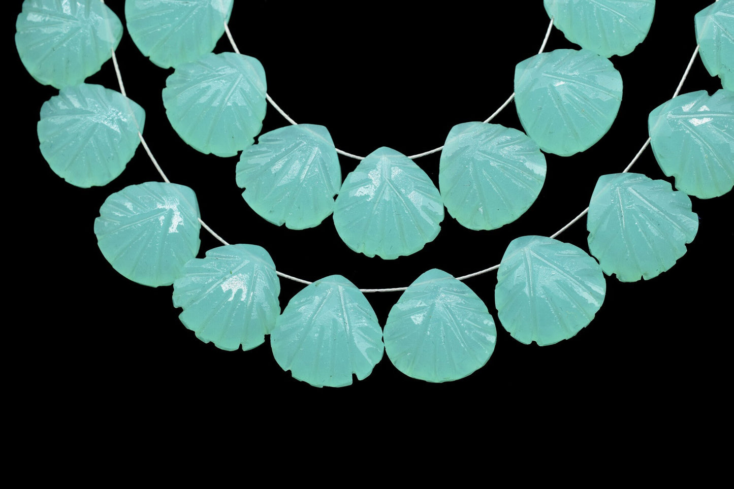 Aqua Chalcedony 12mm Carved Heart Shape Briolette,Carved Gemstone Beads,Aqua Chalcedony Carved Faceted Beads,Wholesale Price Beads,Carved