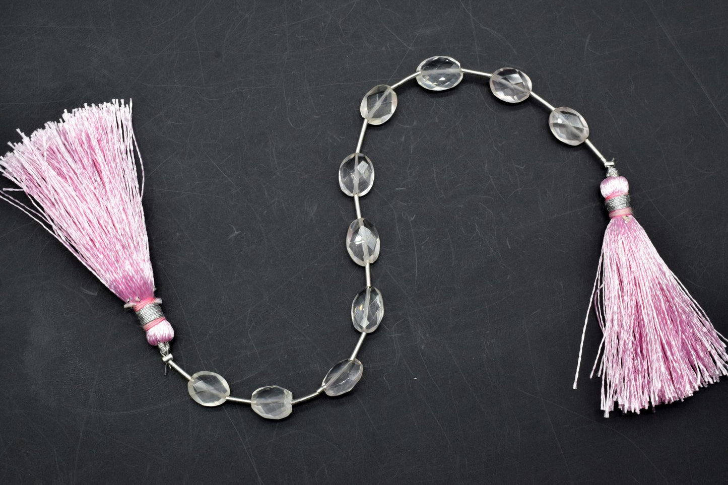 Rose Quartz Oval Shape briolettes,Rose Quartz Vertical Top Drilled briolette,Rose Quartz Faceted Oval Briolettes,Rose Quartz beads,briolette