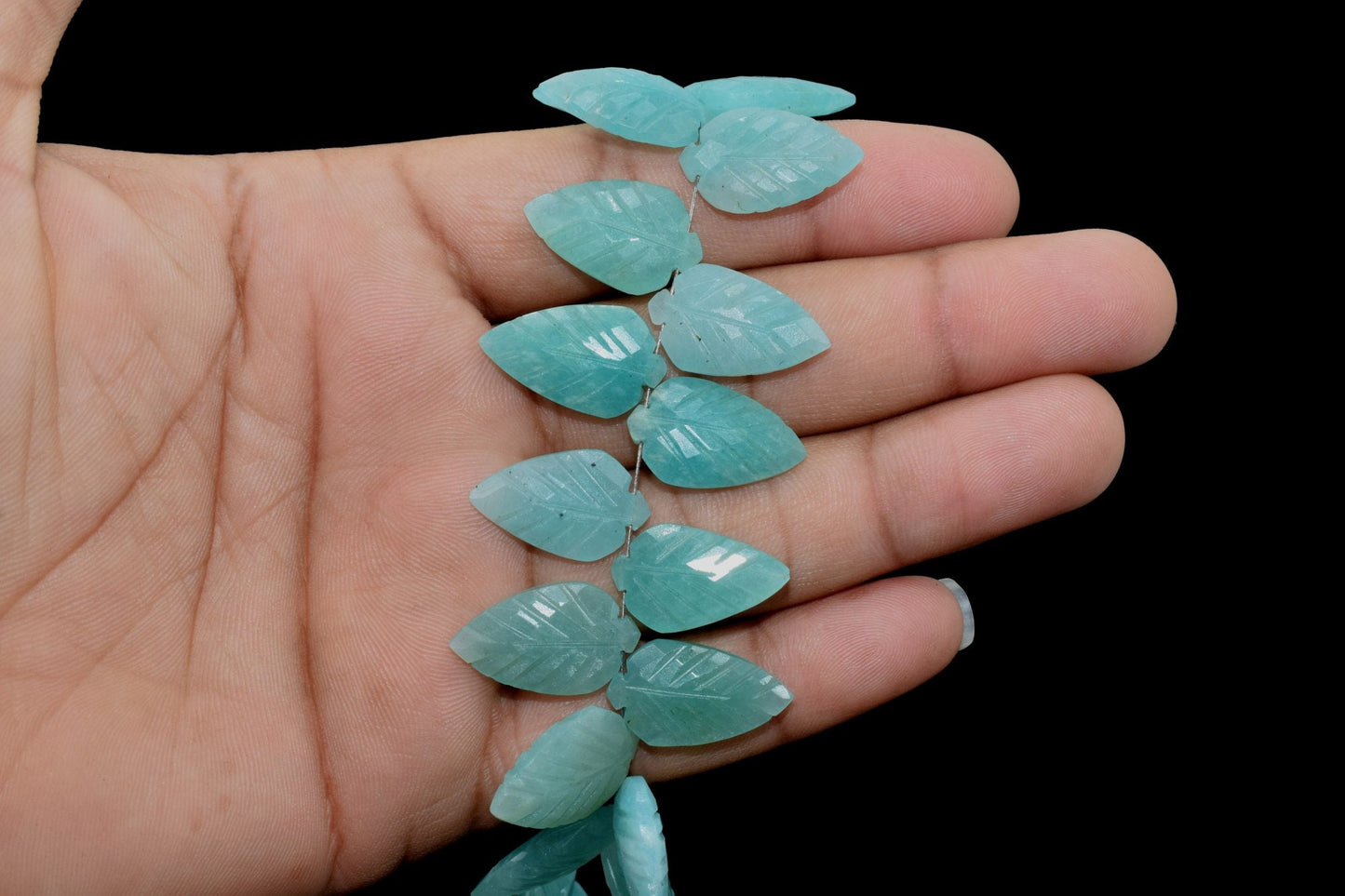 Amazonite Carved Shape Briolette Beads,Rare Gemstone Beads | Blue Amazonite Beads,AAA+++ Quality Amazonite Fancy Carved Briolettes,amazonite