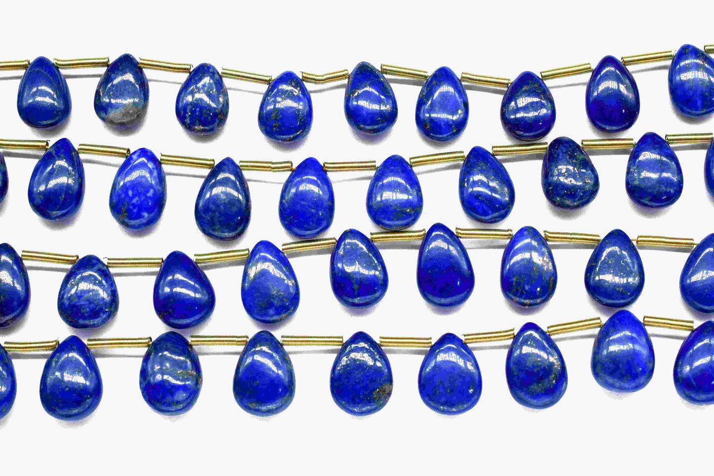 Lapis Lazuli Smooth 8x12mm To 9x12.5mm Pear Shape Briolettes,Lapis Gemstone Beads,10 Inch Strand,Teardrop Smooth Jewelry,Lapis Strand beads