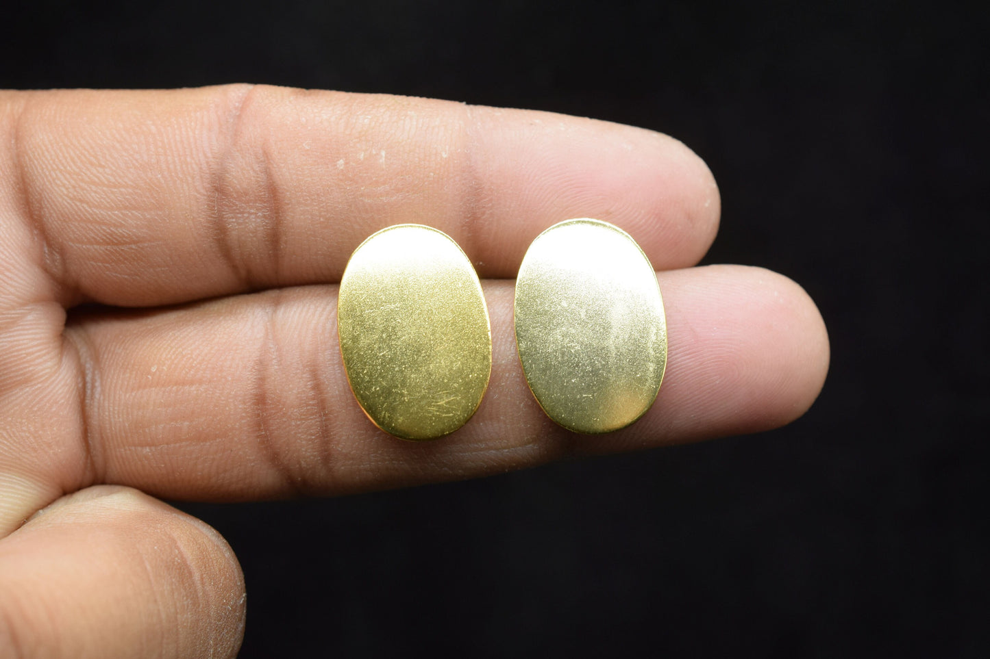 Gold plated Brass Earring post Studs,Oval shape Earring connector,Charms For Earring Making,Earring findings jewelry,Jewelry Supplies,Gifts