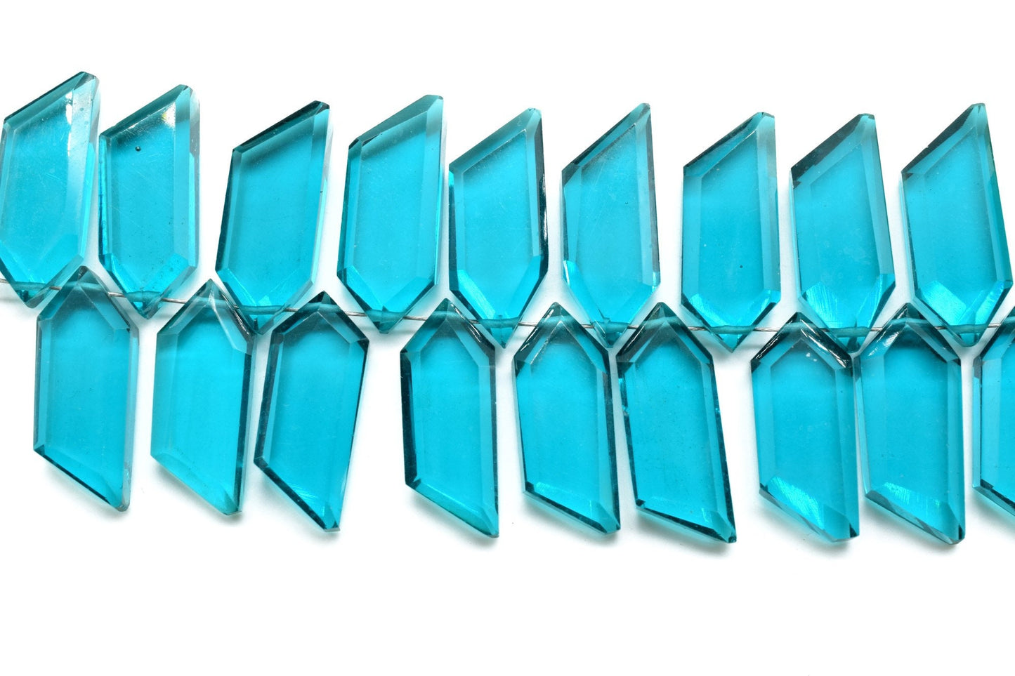 Neon Apatite Fancy shape briolette,Neon Apatite Briolette,Neon Apatite faceted bead,Gemstone Briolette,jewelry making supplies,Apatite stone