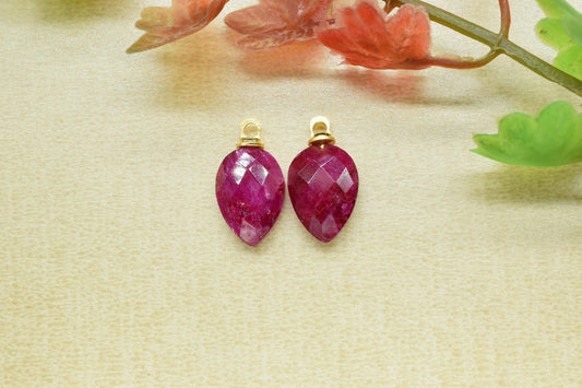 Handmade Teardrop Drill Pendant Charms,Gemstone Link Pendants,jewelry component Wholesale,Single Bail Finding Connector,Craft Supplies Tools