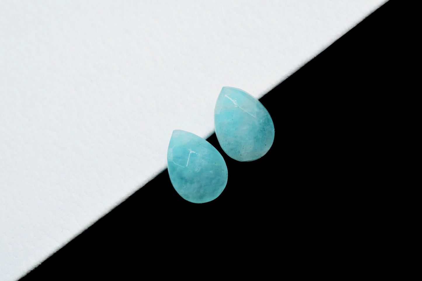 Amazonite Faceted 7x10mm Pear Shape Beads,Amazonite Pear Shape Briolettes,Amazonite Teardrop,Pear Shape Briolettes,Amazonite Briolettes bead