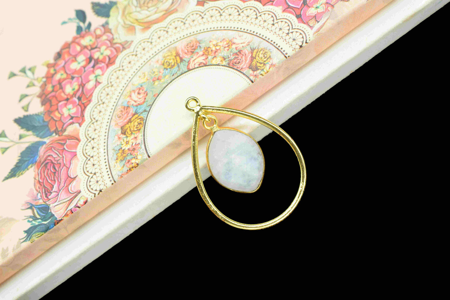 Handmade Bezel Pendant,Station Link Supply,Gemstone Components,Elegant Pendant Jewelry,Finding Teardrop Pendants,Components Dangle Earrings