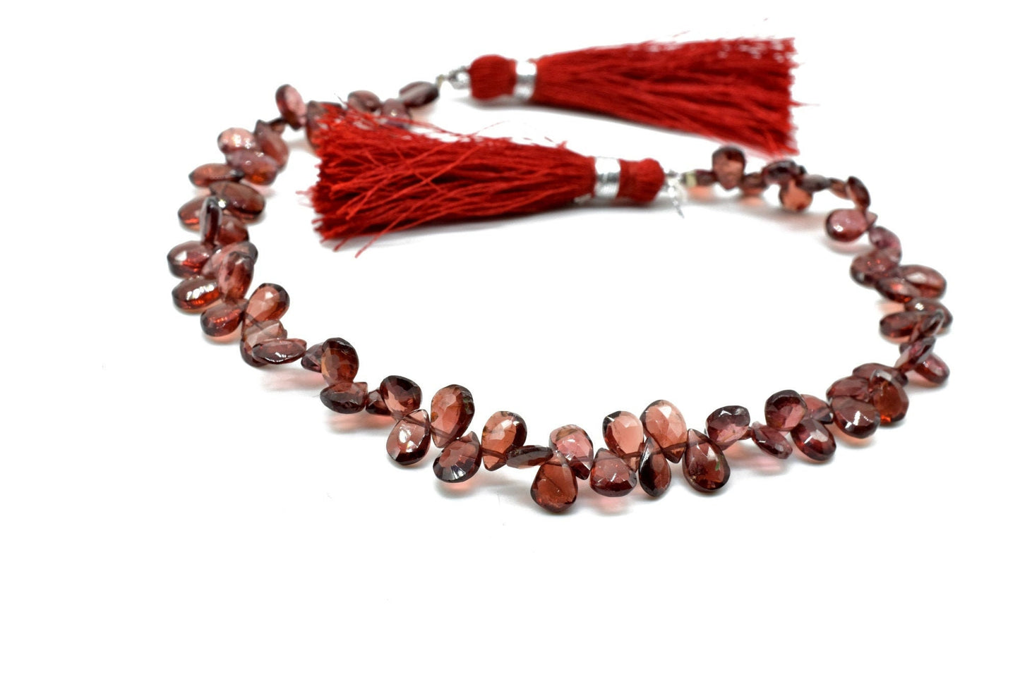 garnet Briolette,garnet pear shape faceted beads,6x9 mm garnet teardrop,garnet pear shape strand,jewelry making beads,garnet gemstone beads