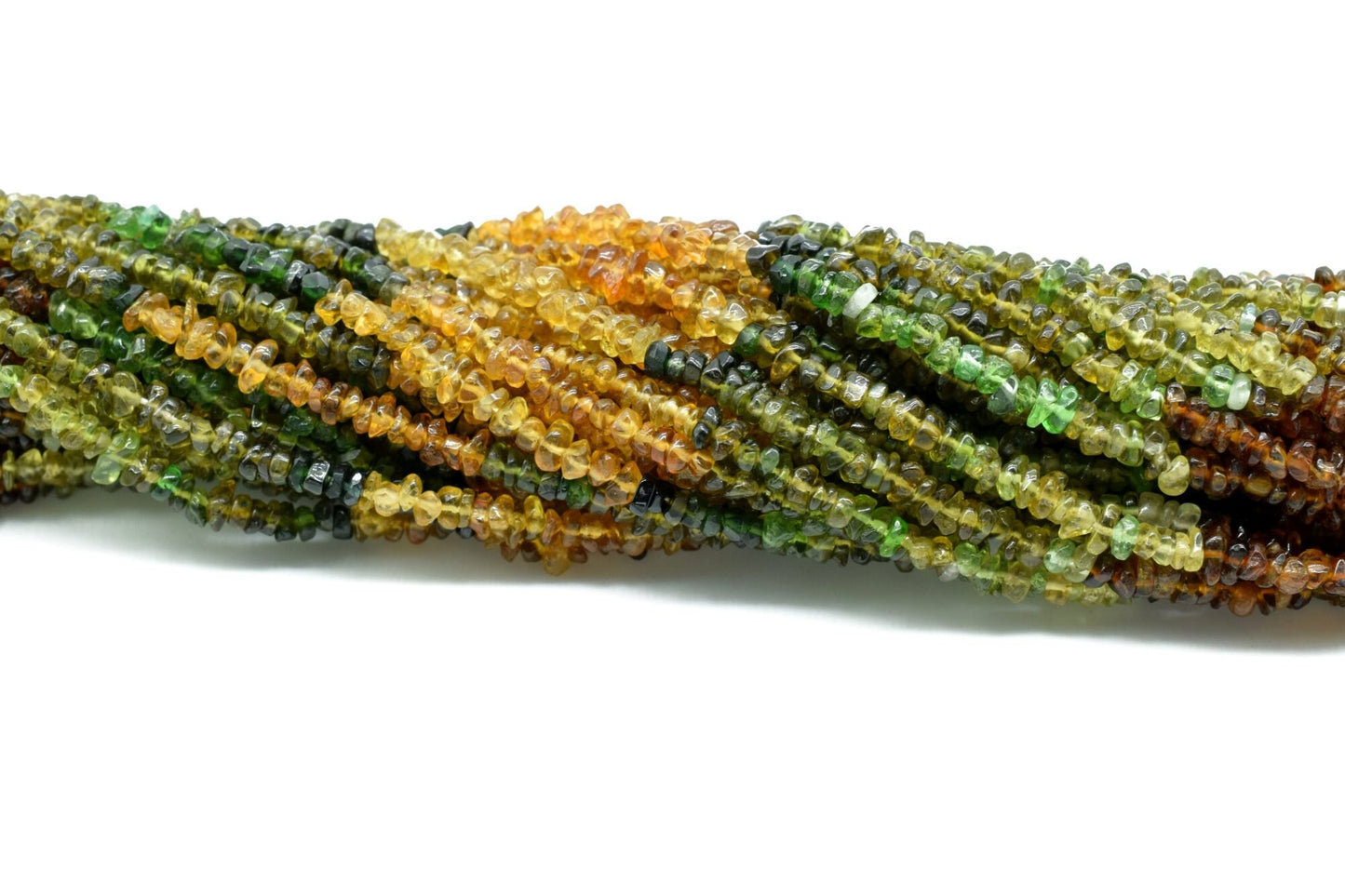 Natural Multi Petro Tourmaline Stone Faceted Beads Strand | Wholesale Petro Tourmaline Gemstone Beads | 3-4mm Multi Tourmaline Gemstone Bead