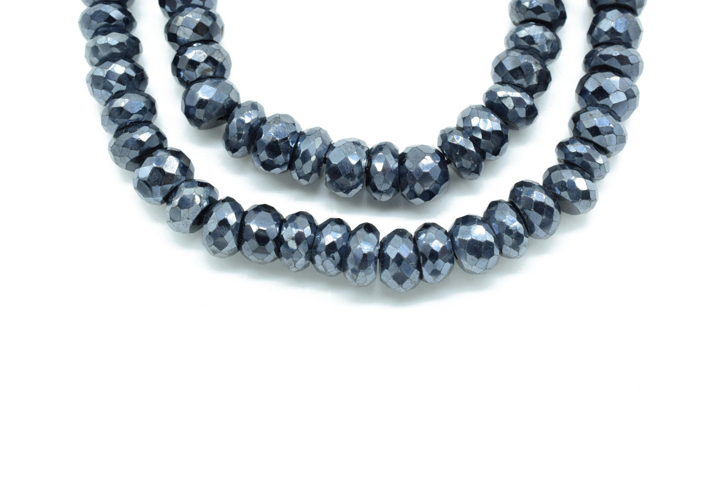 Black Onyx Coated 6mm faceted Rondelle Beads,Black Onyx Mystic coated beads,Jewelry Making beads Craft,Black Onyx Gemstone Bead,Black Onyx