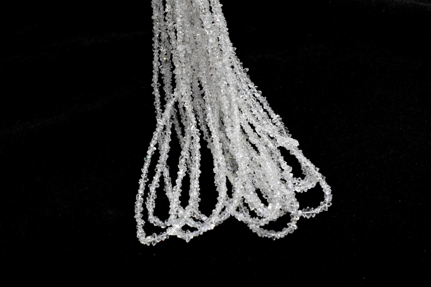 Sparkling Herkimer Diamond Quartz, Full Drill, Faceted Nuggets,Herkimer Diamond Nuggets stone,Herkimer jewelry making supplies and crafts