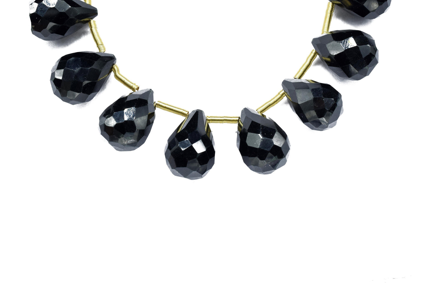 Black Onyx Teardrop Shape Briolette, 10x14mm Drop Beads ,AAA Quality Briolette, Black Onyx Briolette, Black Onyx  Briolette, Gemstone Beads