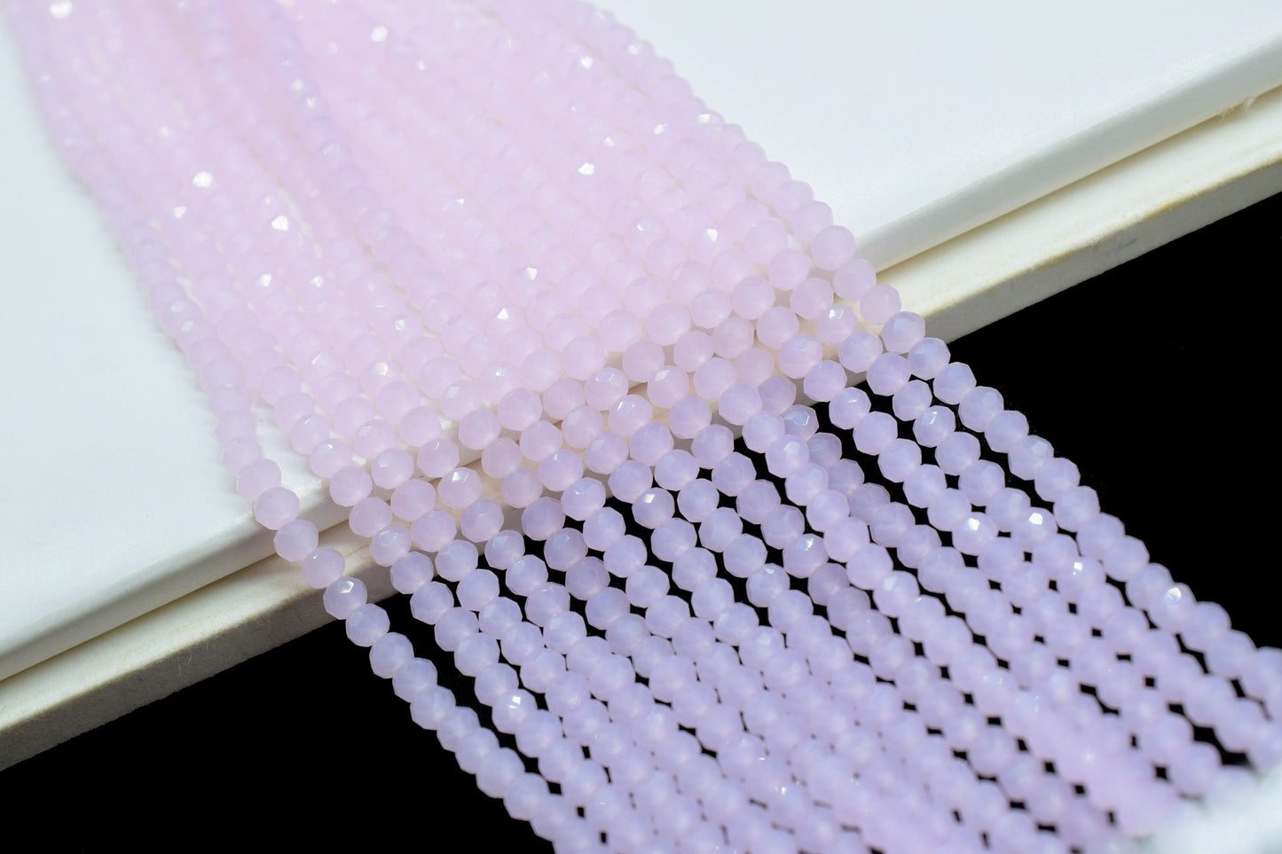 Rose Quartz 3.50mm Faceted Beads,Rose Quartz Jewelry Making beads,Pink Gemstone Wholesale Beads supplier,Rose Quartz Beads,craft supplies