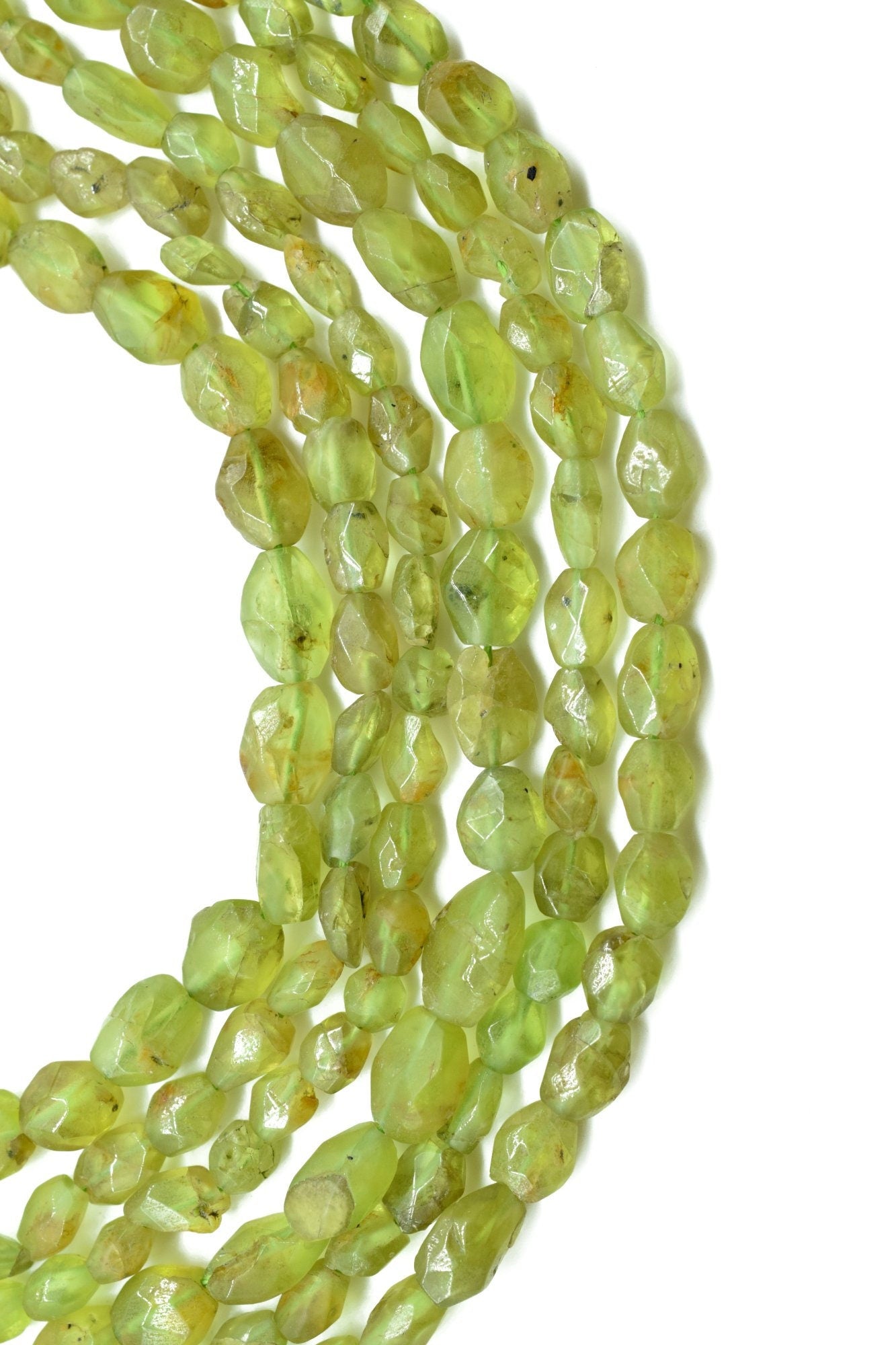 Natural Rare Green Peridot Faceted Oval Shape Beads Peridot Oval Beads Jewelry Making Oval Beads,Full 13 inch strand,Peridot Oval Beads