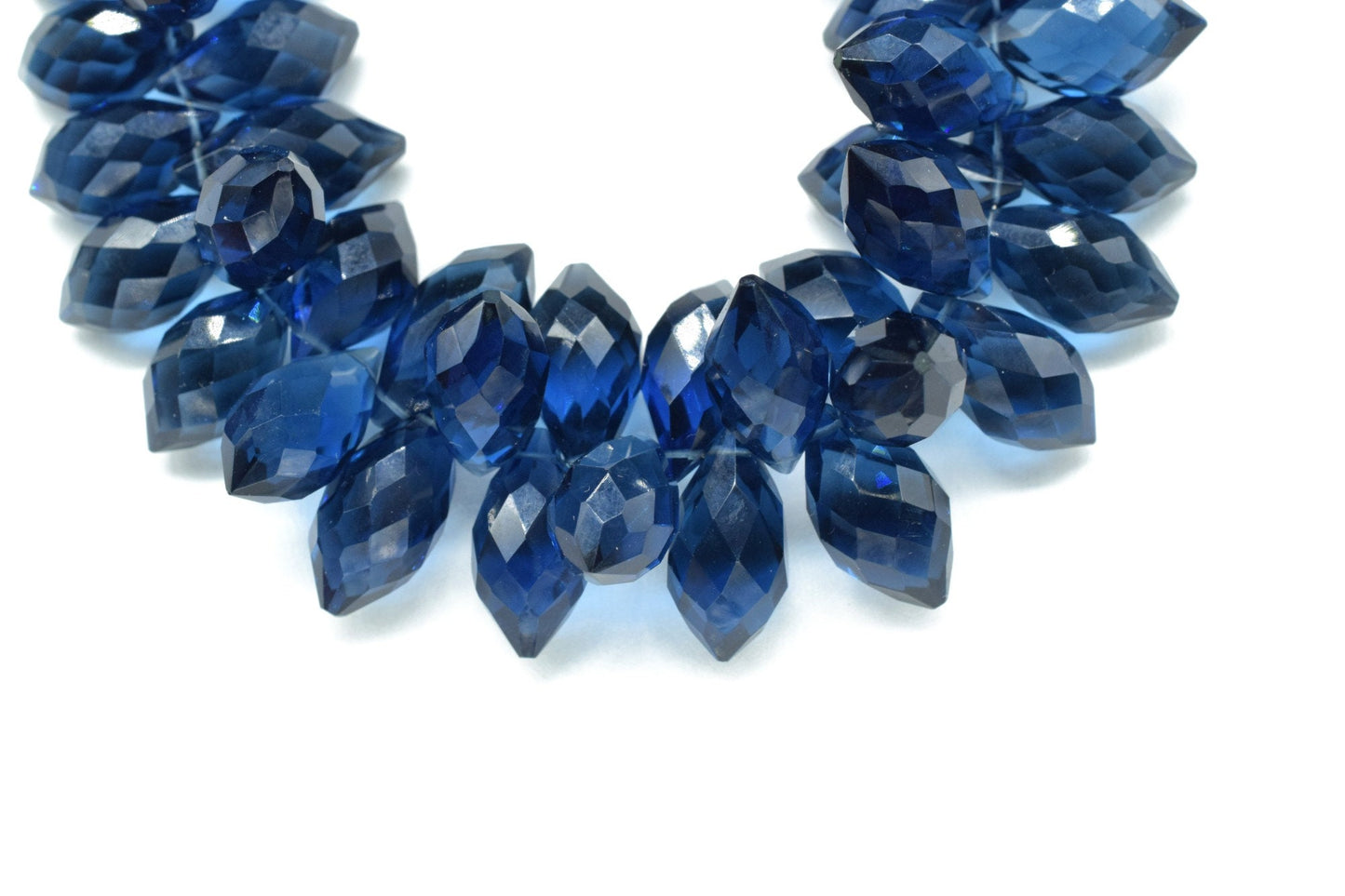 Iolite Faceted 8x16mm Dew Drop Shape Briolette Bead,Iolite Gemstone Bead,Iolite Gemstone Briolette,IOLITE Drop Briolettes,Natural Briolettes