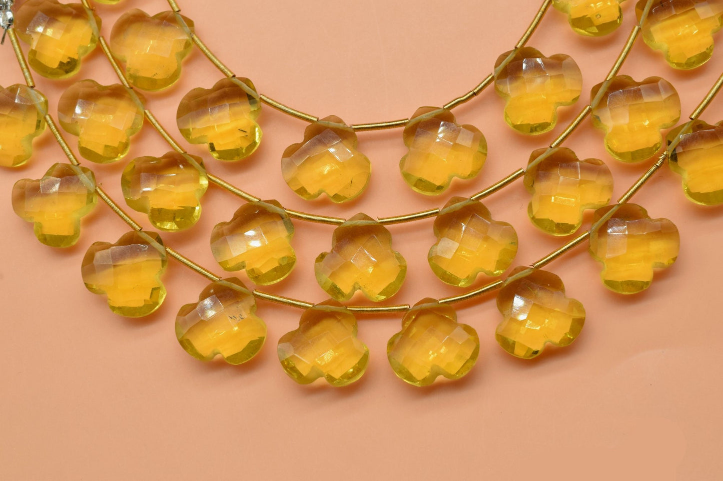 Citrine Fancy faceted Handmade Carved briolettes,Orange Color Carved Briolette,Carved Briolettes,hand carving beads,Side drilled briolettes