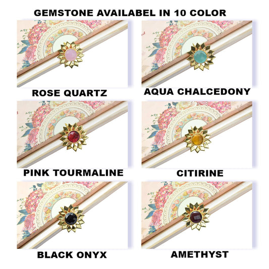 Handmade Findings Pendants,Flower Pendant Charms,Gemstone Beads Jewelry,Station Bezel Link,Craft Supplies,Star Charms Single Bail Connector