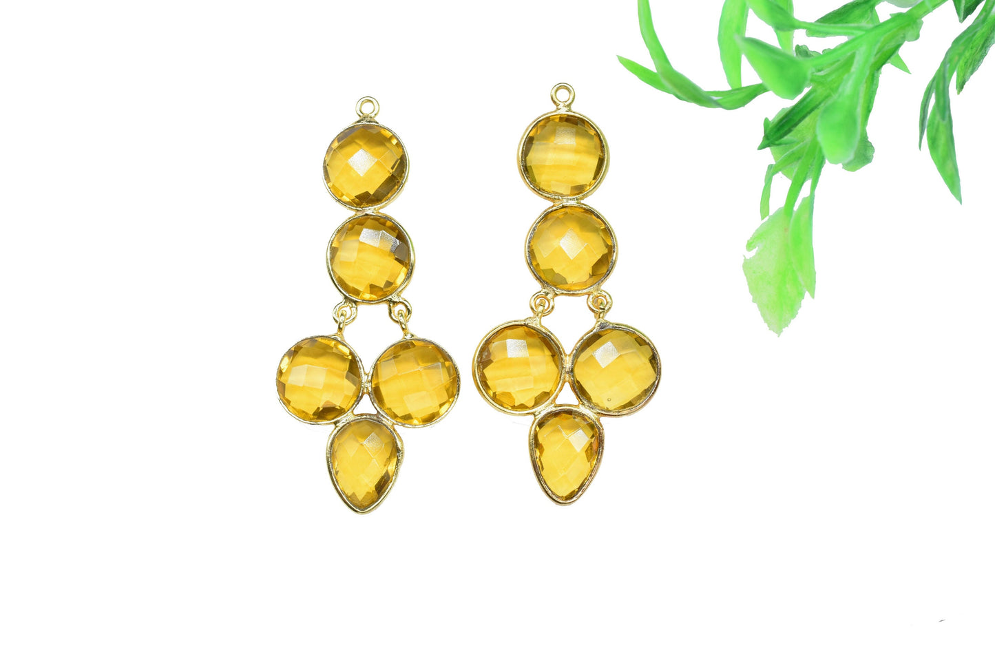 Handmade Pendant Connectors,Gemstone Craft Supply,Elegant Finding Beads,Components Beads Jewelry,Station Bezel Link,Components Earrings,Gift