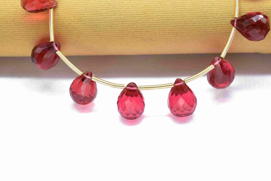 Pink Tourmaline Teardrop 10x14mm Briolettes,Pink Tourmaline Gemstone Briolettes,Teardrop Briolettes,Jewelry Supplies,Top Quality Briolettes