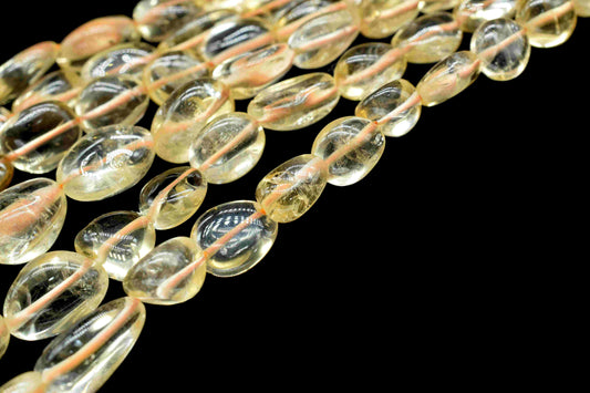 Citrine Smooth Oval Shape Briolettes,Citrine Oval Beads,Big Natural Smooth,Natural Citrine Plain Oval Beads, Smooth Beads, Plain Oval Beads