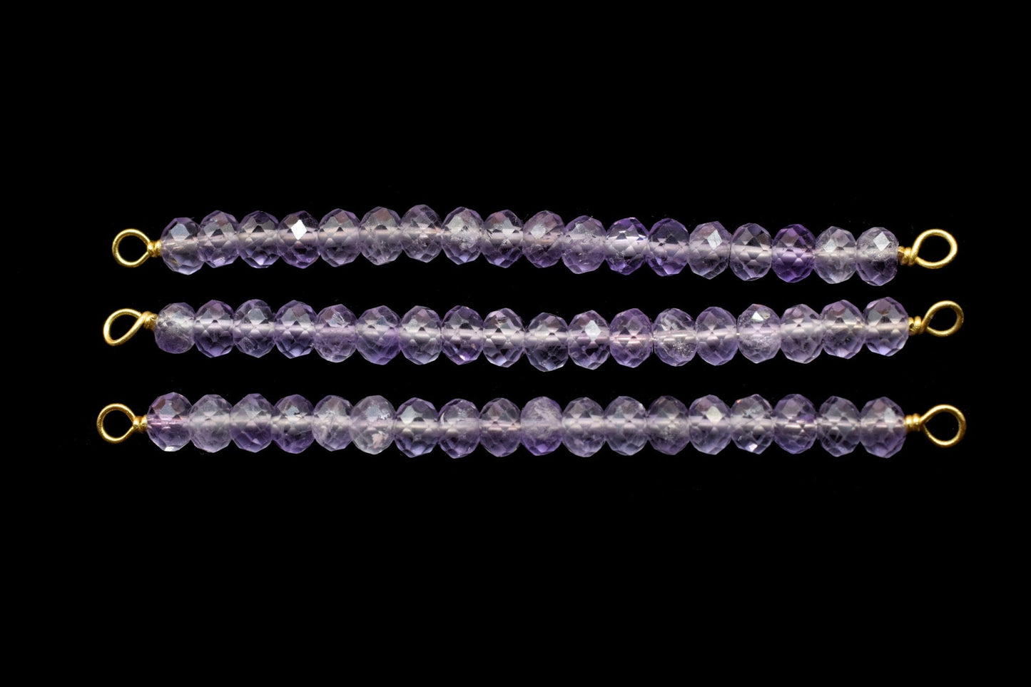 Pink Amethyst Beads Bar Pendant,February Birthstone Pendant,Amethyst Pendant,Amethyst Necklace,Gemstone Pendant,Dainty necklace ,mom'Gift