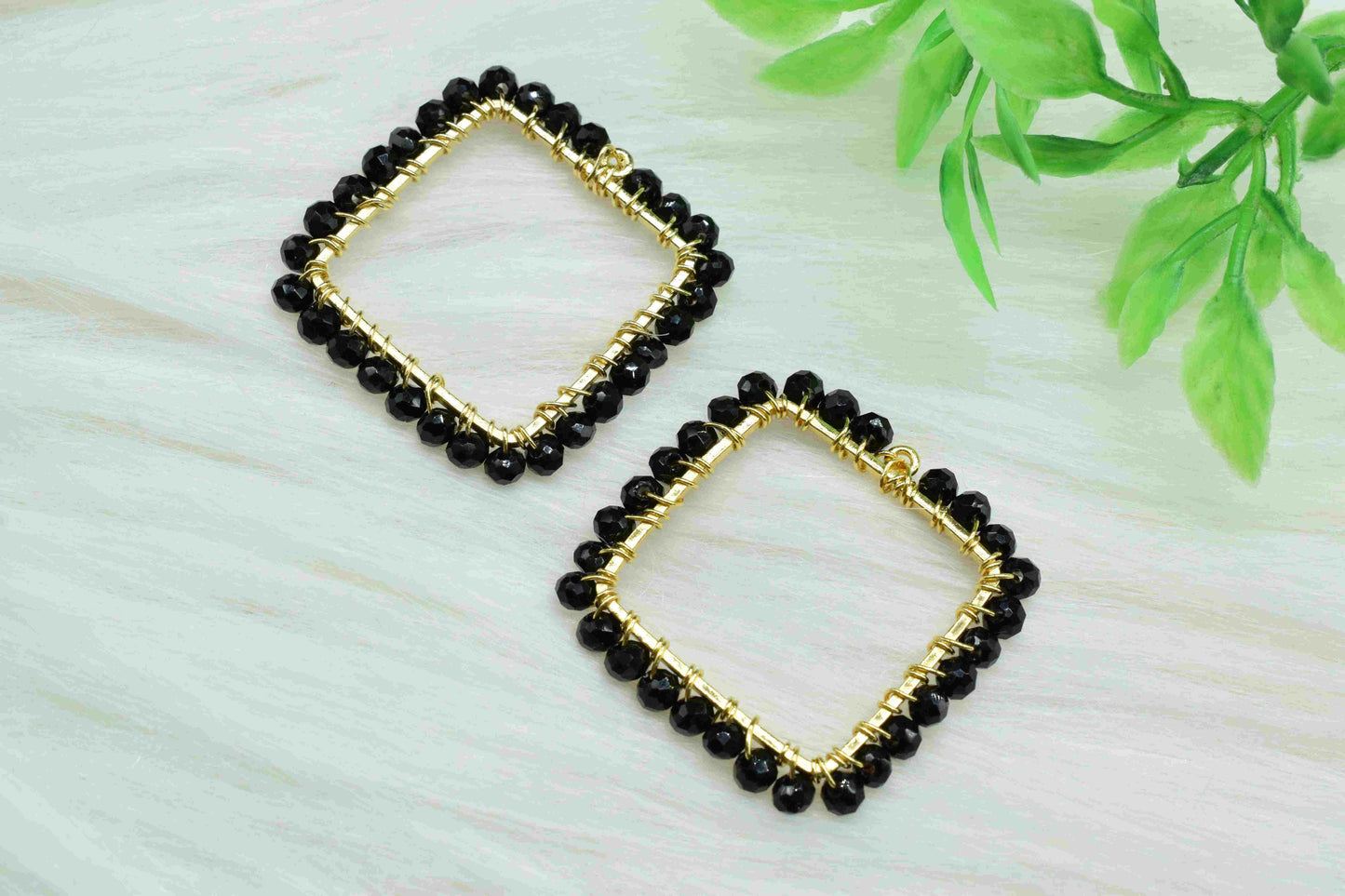 Pink Amethyst Wire Wrapped Dangle Connector,Beaded Earring Connector,Gemstone Component,Handmade Earring,Finding Necklace Component Jewelry,