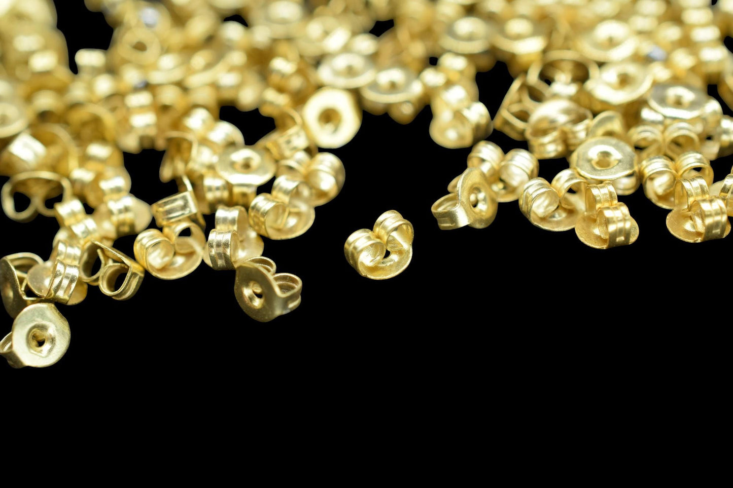 10pcs Earrings Push Back Screw,Pushback for Stud or Post,Brass Earring Screws,diy earring making supplies,