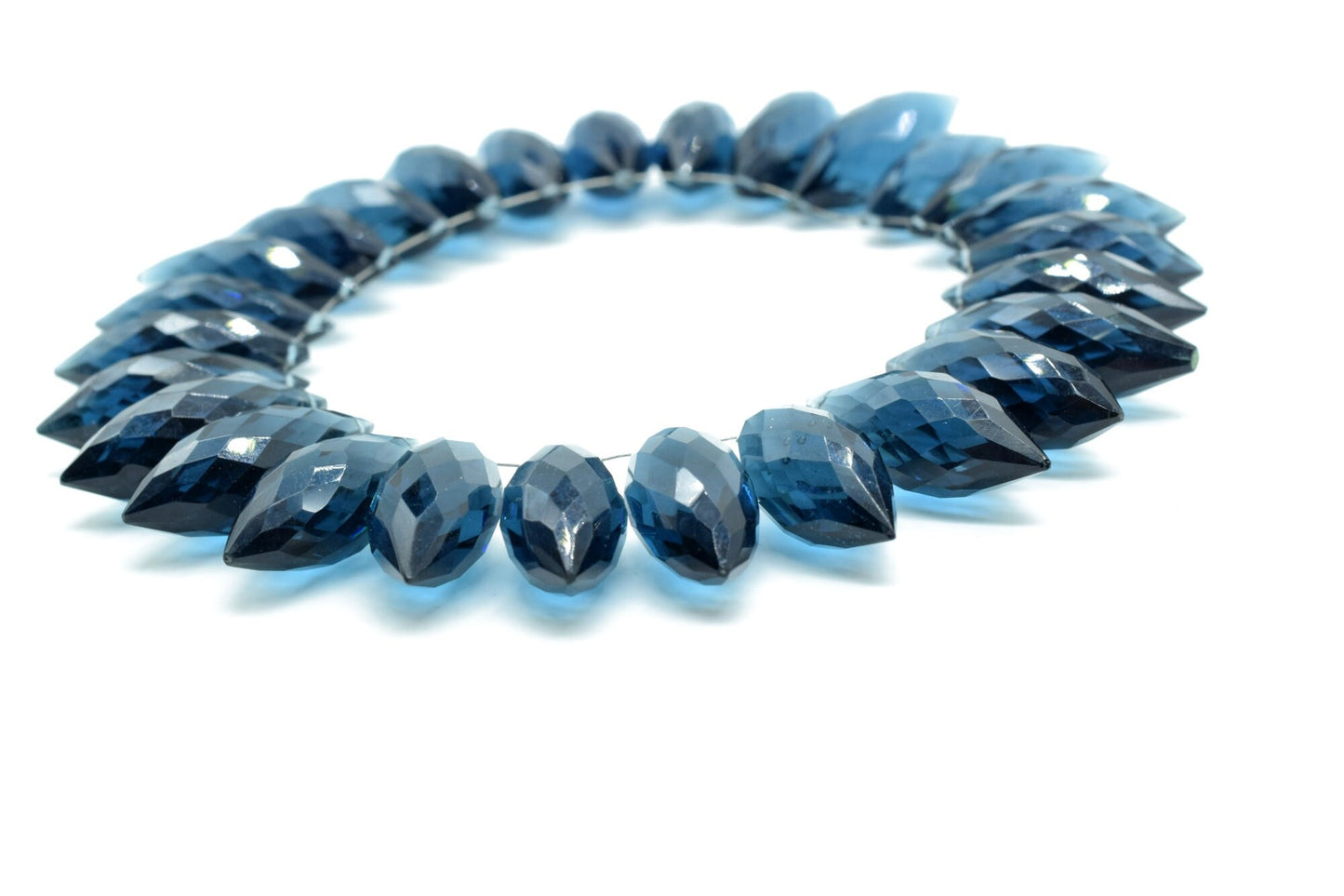 Natural Kyanite 10x25mm dew drope faceted beads,Kyanite Briolettes,AAA Quality Drops,Kyanite Dew Drop,Faceted Dew Drop,Dew Drop Briolettes