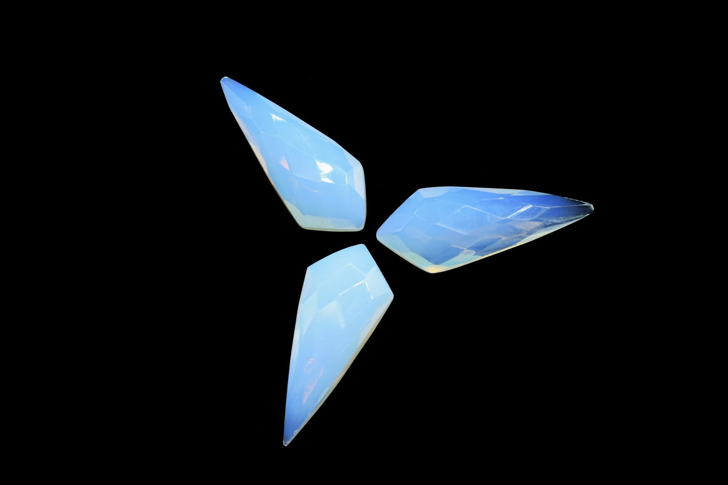 Opalite Quartz Faceted Pear Briolette,12x27mm Long Pear Shape,Natural Gemstone Briolettes,Opalite Faceted Pear shape,Craft Supplies Beads