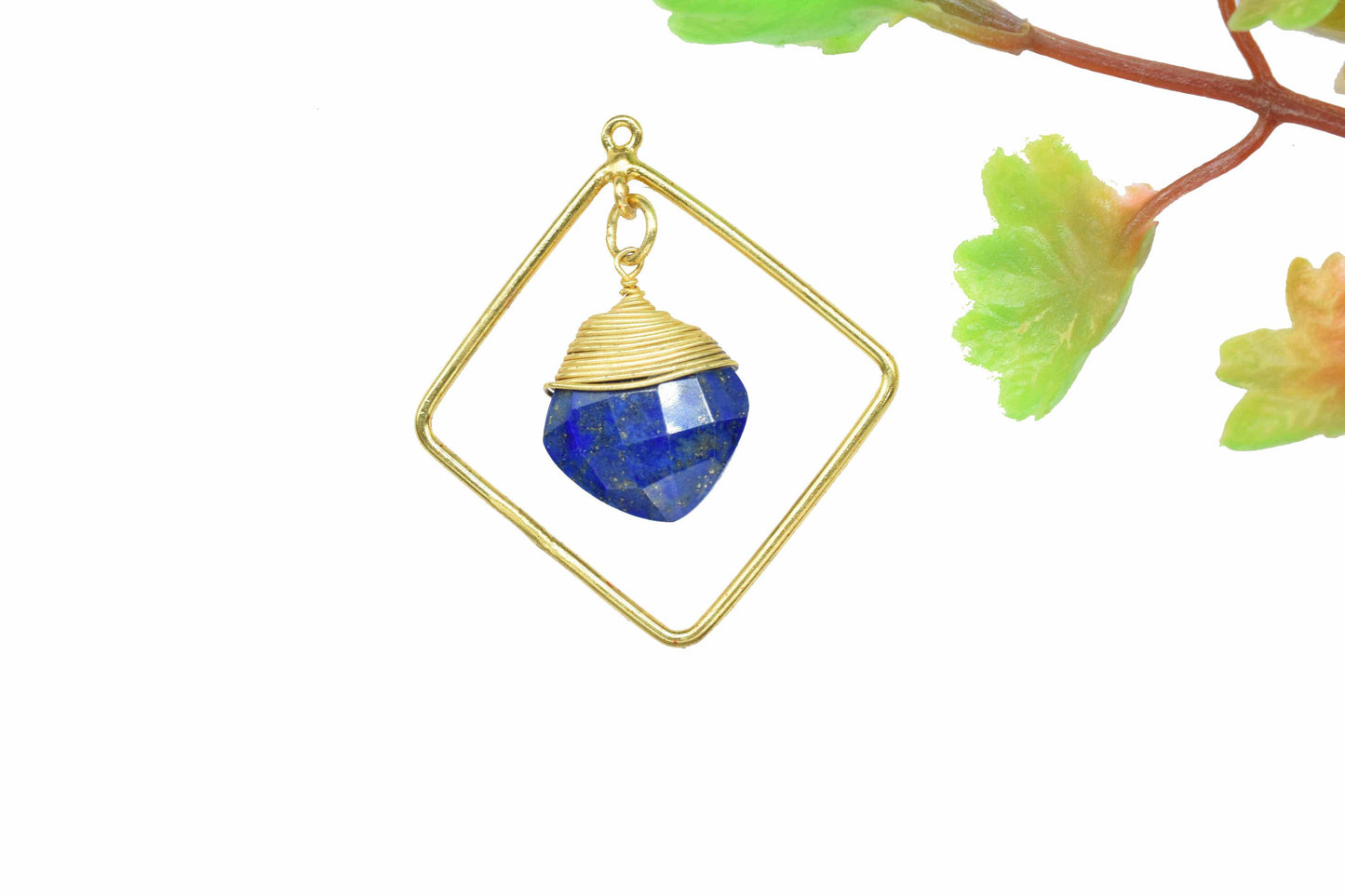 Gemstone Finding 12mm Square Pendants,Statement Earring Jewelry, Carft Supplies Tools,Handmade Circle Bezel Pendants,Gemstone Craft Supply