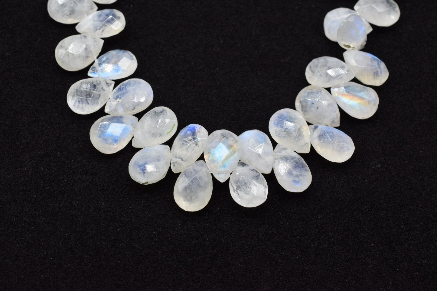Moonstone Teardrop 7x10mm Briolettes,Jewelry making supplies,craft supplies,Moonstone faceted ,Moonstone briolettes beads,Moonstone jewels