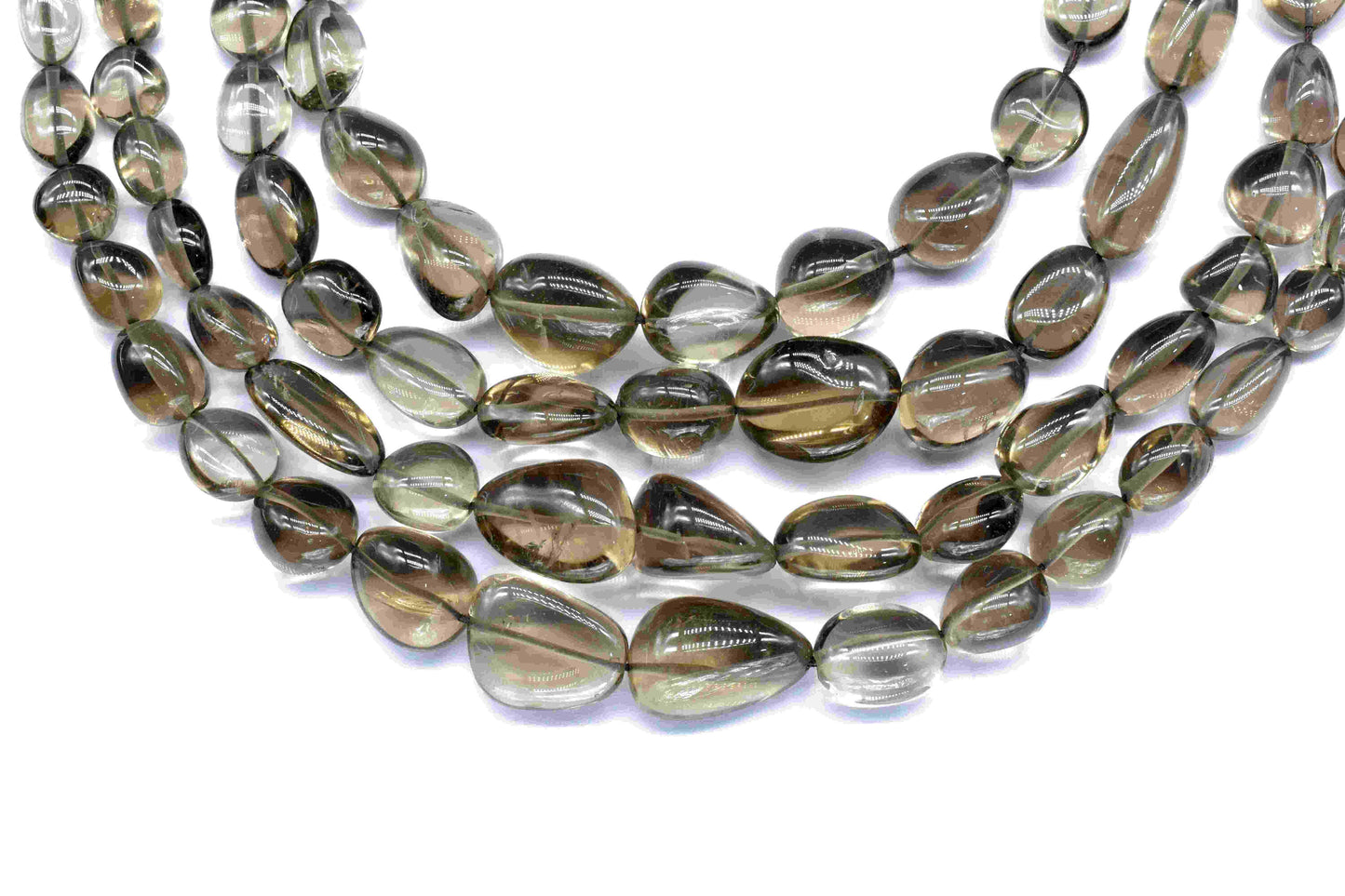 Smoky Quartz Smooth Oval Shape Briolettes,Smoky Oval Beads,Big Natural Smooth,Natural Smoky Plain Oval Beads, Smooth Beads, Plain Oval Beads