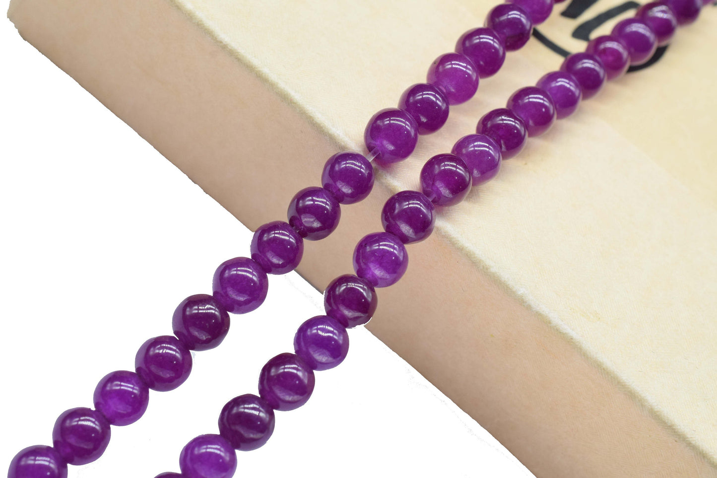Purple Jade 6mm To 7mm Smooth Round Beads,Jewelry Making Beads,Wholesale Beads,Round Beads Strand,Gemstone Beads Strands,AAA Quality Beads
