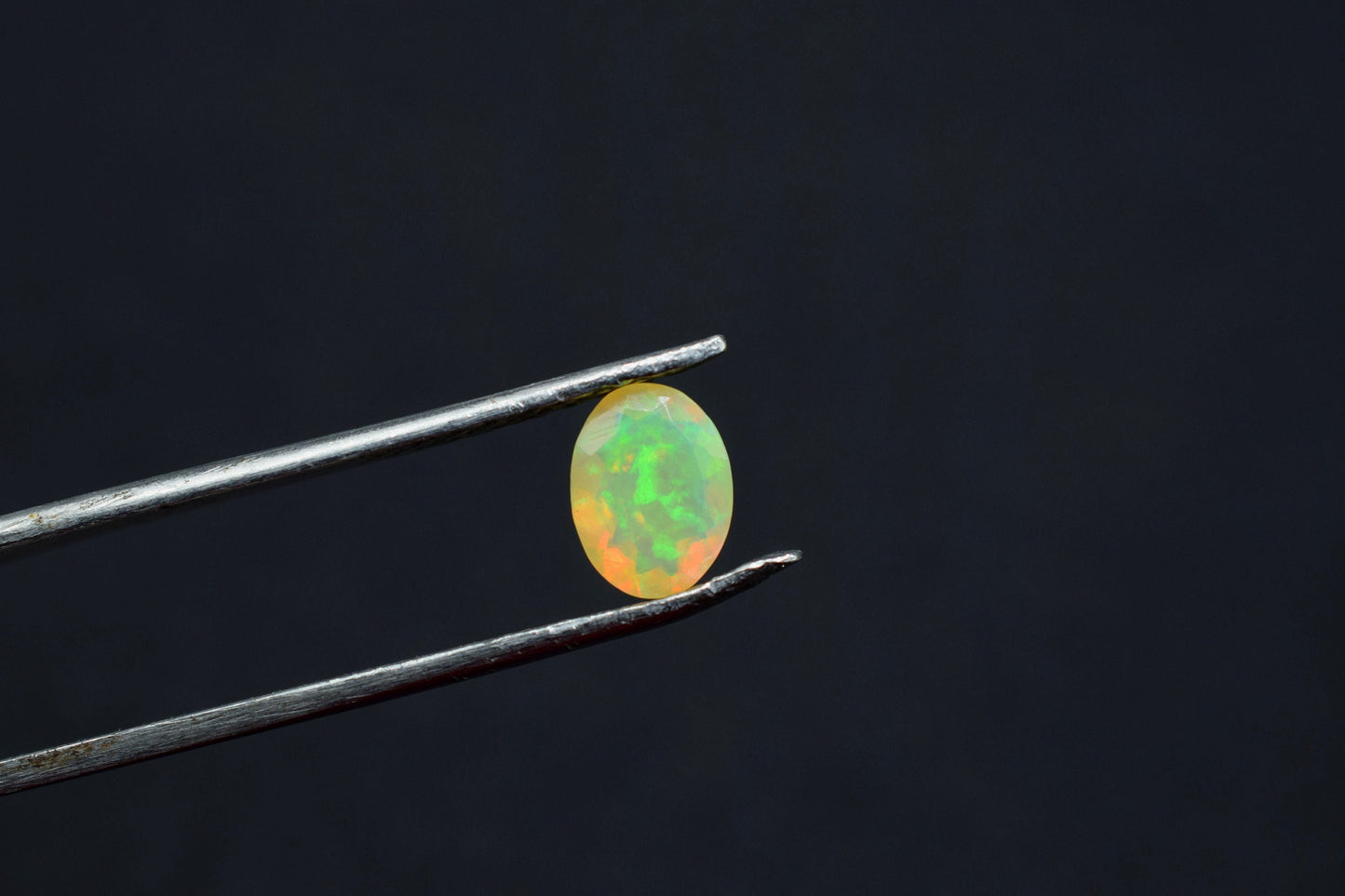6x8MM Natural Ethiopian Opal Faceted Oval Cut Gemstone,AAA Ethiopian Opal multi flash oval cut Calibrated Size loose gemstone,Oval Cut Stone