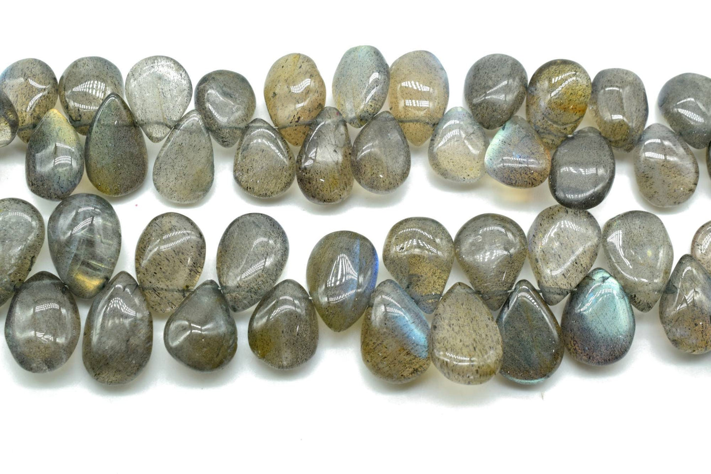 Labradorite Smooth Teardrop Briolettes,Labradorite Non facet Briolette,Super Finest Quality briolette,Labradorite Teardrop briolettes strand