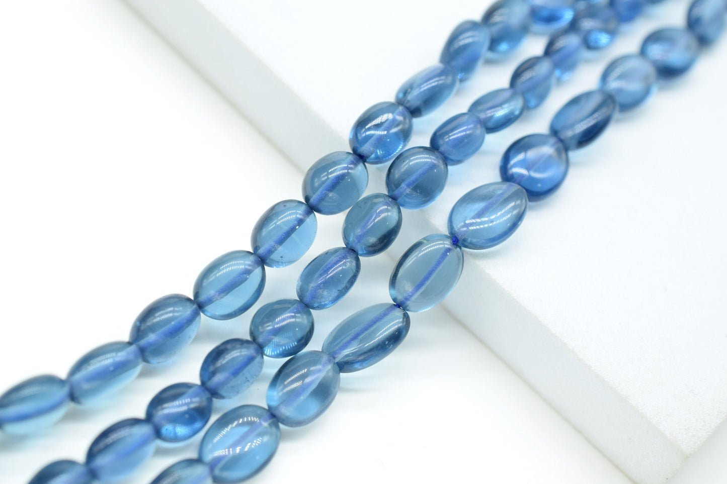 Iolite Smooth Oval Beads,Iolite Smooth Beads,Loose Beads for Jewelry Making,Iolite Plain Oval Beads,Iolite Smooth Nuggets Beads,Iolite Beads