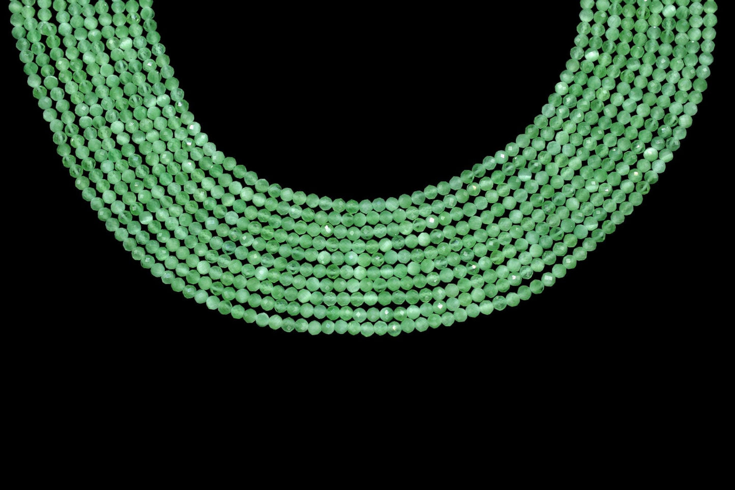 Green Amethyst AAA Faceted beads/Green Stone Beads/Rondelle Beads/Jewerly Making Beads/Micro Cut Beads/Loose Gemstone Beads/Wholesale Beads