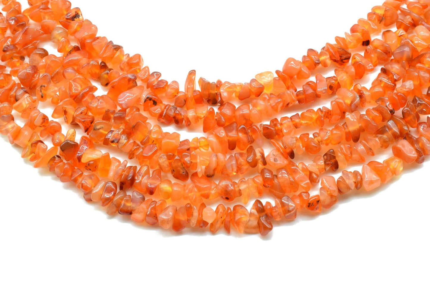 Carnelian Chip Beads Strand,Natural Orange Carnelian Uncut Chips Beads, Jewellery Making Uncut Beads For Jewellery Natural Uncut Chips Beads