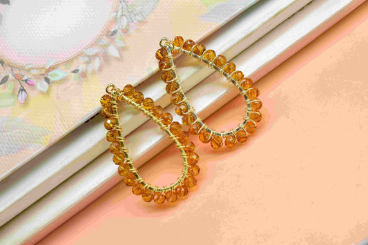 Aqua chalcedony Gemstone Earrings Components,-Handmade Earrings,Dangle Earring Components -Findings Earring Components- Connector Jewelry,