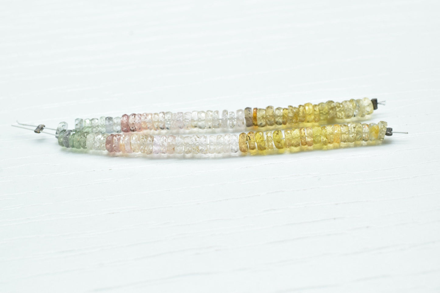 Multi Sapphire Rondelle Shape Faceted Beads,Multi Sapphire 4mm Rondelle Shape Gemstone Jewelry,September birthstone sparkling jewelry