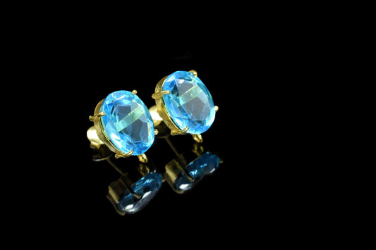 Smoky Quartz Components Earring,Handmade Beads Jewelry,Prong Bezel Earring,Gemstone Station Link,Citirine Studs Earring,Craft Supplies,Gift