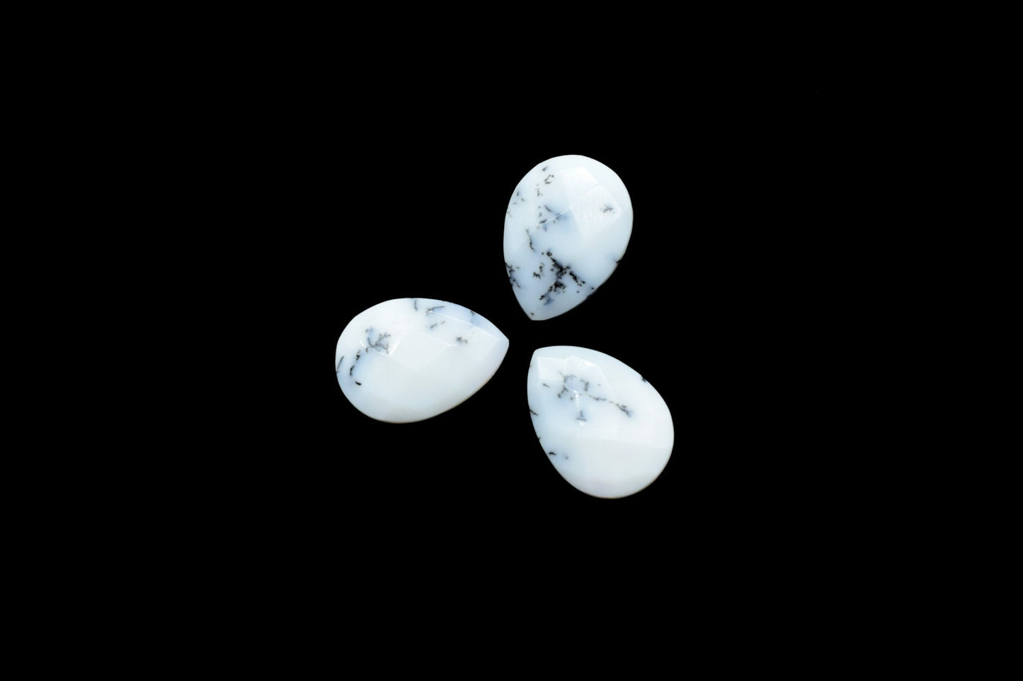 Dendrite Opal pear shape Briolettes,Dendrite Opal 10x14mm Teardrop Bead,Dendrite Opal Faceted Briolette,Calibrated Gemstone,Natural gemstone